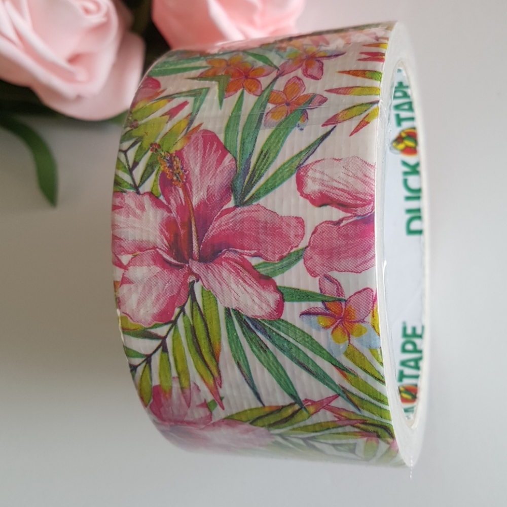 Summer Flowers Duck Tape 1.88"x10YD, 48mmx9.1m